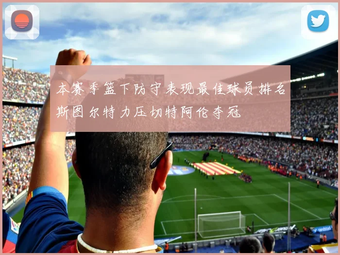本赛季篮下防守表现最佳球员排名斯图尔特力压切特阿伦夺冠
